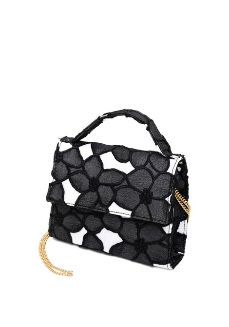 Borsa a fiori MIMISOL | MABO158 TS1079BLK